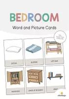 Aperçu - Affichage - Bedroom / Chambre: Word and Picture Cards (Cartes avec images pour le cours d'anglais) - Page de couverture