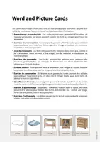 Aperçu - Affichage - Bedroom / Chambre: Word and Picture Cards (Cartes avec images pour le cours d'anglais) - Page 1