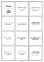 Aperçu - Cartes / Images - Colours / Couleurs: Smalltalk Cards (Cartes de conversation) - Page 2