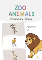Aperçu - Jeux - Zoo Animals / Animaux du zoo: Vocabulary Fitness (Fitness du vocabulaire) - Page de couverture
