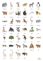 Aperçu - Jeux - Zoo Animals / Animaux du zoo: Vocabulary Fitness (Fitness du vocabulaire) - Page 2