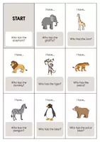 Aperçu - Jeux - ZOO ANIMALS: Pack XXL de ressources pour les cours d’anglais (Animaux du zoo) - Page 3