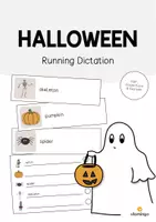 Aperçu - Jeux - Halloween: Running Dictation (Dictée en mouvement pour le cours d'anglais) - Page de couverture