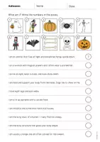Aperçu - Cartes d'exercices - Halloween: What am I? - Worksheet (Fiche d'exercices d'anglais) - Page 2