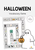 Aperçu - Jeux - Halloween: Vocabulary Game (Jeu pour le cours d'anglais) - Page de couverture