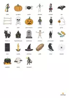 Aperçu - Jeux - Halloween: Vocabulary Game (Jeu pour le cours d'anglais) - Page 3