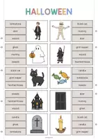 Aperçu - Cartes / Images - Halloween: Clip Cards (Cartes à pince pour le cours d'anglais) - Page 3