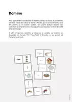 Aperçu - Jeux - Spring / Printemps: Domino (Jeu pour le cours d'anglais) - Page 1