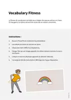 Aperçu - Jeux - Spring / Printemps: Vocabulary Fitness (Fitness du vocabulaire) - Page 1