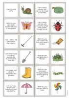 Aperçu - Jeux - Spring / Printemps: Reading Domino (Jeu pour le cours d'anglais) - Page 3