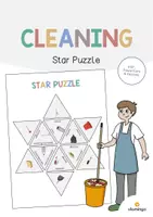 Aperçu - Jeux - Cleaning / Nettoyage: Star Puzzle (Jeu pour le cours d'anglais) - Page de couverture