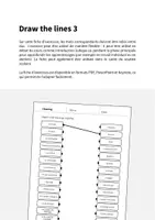 Aperçu - Cartes d'exercices - Cleaning / Nettoyage: Draw the lines 3 (Fiche d'exercices d'anglais) - Page 1