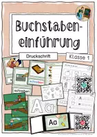 Vorschau - Unterrichtsreihen - Buchstabeneinführung (Buchstabenweg) - Druckschrift - Deckblatt