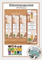 Vorschau - Mal- und Bastelvorlagen - Willkommensgeschenk "Bleistift" - Otterklasse - Deckblatt