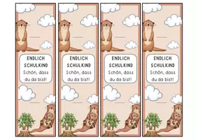 Vorschau - Mal- und Bastelvorlagen - Willkommensgeschenk "Bleistift" - Otterklasse - Seite 3