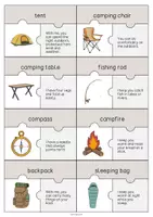 Aperçu - Jeux - Camping: Puzzle (Puzzle pour le cours d'anglais) - Page 2