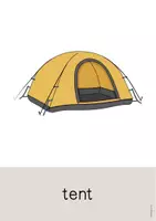 Aperçu - Affichage - Camping: Word and Picture Cards (Cartes avec images pour le cours d'anglais) - Page 2