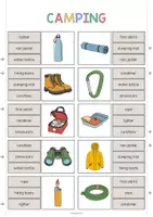 Aperçu - Cartes / Images - Camping: Clip Cards (Cartes à pince pour le cours d'anglais) - Page 3