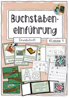 Vorschau - Unterrichtsreihen - Buchstabeneinführung (Buchstabenweg) - Grundschrift - Deckblatt