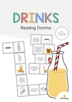 Aperçu - Jeux - Drinks / Boissons: Reading Domino (Jeu pour le cours d'anglais) - Page de couverture