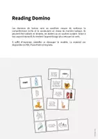 Aperçu - Jeux - Drinks / Boissons: Reading Domino (Jeu pour le cours d'anglais) - Page 1