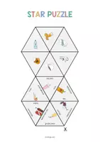 Aperçu - Jeux - Drinks / Boissons: Star Puzzle (Jeu pour le cours d'anglais) - Page 2