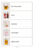 Aperçu - Jeux - Drinks / Boissons: Running Dictation (Dictée en mouvement pour le cours d'anglais) - Page 3