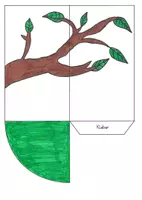 Vorschau - Mal- und Bastelvorlagen - Schmetterling: Lebenszyklus Quadrama (3D-Bastelvorlage) - Sachunterricht - Kl. 3/4 - Seite 1