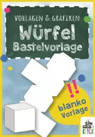 Vorschau - Mal- und Bastelvorlagen - 🎲 Bastelvorlage für einen Würfel (blanko) inkl. SVG - Deckblatt