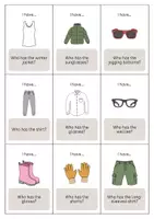 Aperçu - Jeux - Clothes / Vêtements: I have..., who has...? (Jeu pour le cours d'anglais) - Page 3