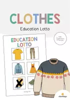 Aperçu - Jeux - Clothes / Vêtements: Education Lotto (Jeu pour le cours d'anglais) - Page de couverture