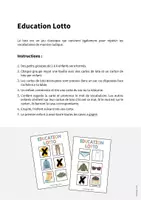 Aperçu - Jeux - Clothes / Vêtements: Education Lotto (Jeu pour le cours d'anglais) - Page 1