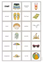Aperçu - Jeux - Beach / Plage: Domino (Jeu pour le cours d'anglais) - Page 2