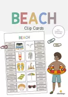 Aperçu - Cartes / Images - Beach / Plage: Clip Cards (Cartes à pince pour le cours d'anglais) - Page de couverture