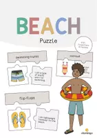 Aperçu - Jeux - Beach / Plage: Puzzle (Puzzle pour le cours d'anglais) - Page de couverture