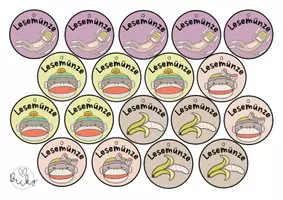 Vorschau - Fördermaterial/Inklusion - Leseförderung (Lesepass, Lesemünzen, Urkunde) Affe - Seite 1