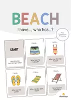 Aperçu - Jeux - Beach / Plage: I have..., who has...? (Jeu pour le cours d'anglais) - Page de couverture