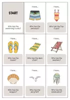 Aperçu - Jeux - Beach / Plage: I have..., who has...? (Jeu pour le cours d'anglais) - Page 2