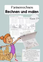 Vorschau - Arbeitsblätter - Rechenmalblatt Klasse 3 und 4 - Partnerrechnen - Deckblatt
