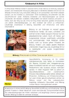 Vorschau - Arbeitsblätter - Kinderarmut in Afrika: Bildung, Kinderarbeit und Flucht - Seite 1