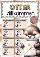 Vorschau - Mal- und Bastelvorlagen - Otterklasse Willkommensgruß - Deckblatt