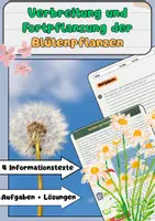 Vorschau - Arbeitsblätter - Verbreitung und Fortpflanzung von Blütenpflanzen - Deckblatt