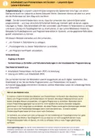 Vorschau - Arbeitsblätter - Informatik: Problemlösen mit Scratch (Spiel: Labyrinth) - Seite 1