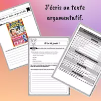 Aperçu - Préparation de séance / Séance complète - Ecrire un texte argumentatif : l'affiche - Page de couverture