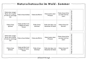 Vorschau - Spiele - Wald-Schatzsuche, Eierkarton-Bingo, Sammel-Spiel - Seite 3