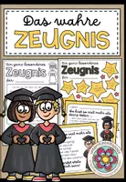 Vorschau - Anderer Materialtyp - Das wahre Zeugnis (Zeugnisvorlagen + Feriengruß) - Deckblatt