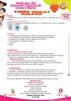Vista previa - Manualidades / Dibujos para colorear - Miniebook: MI CORAZÓN LATE CON EL DE JESÚS - página 3