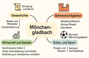 Vorschau - Arbeitsblätter - Arbeitsblätter zum Thema "Mönchengladbach" + Lösung & MP3 + Mindmap + Infografik - Seite 2