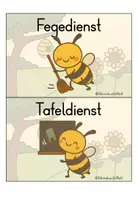 Vorschau - Poster - Klassendienste Bienenklasse Biene Classroom Management - Seite 2