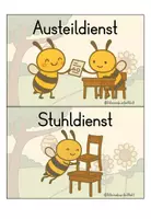Vorschau - Poster - Klassendienste Bienenklasse Biene Classroom Management - Seite 3